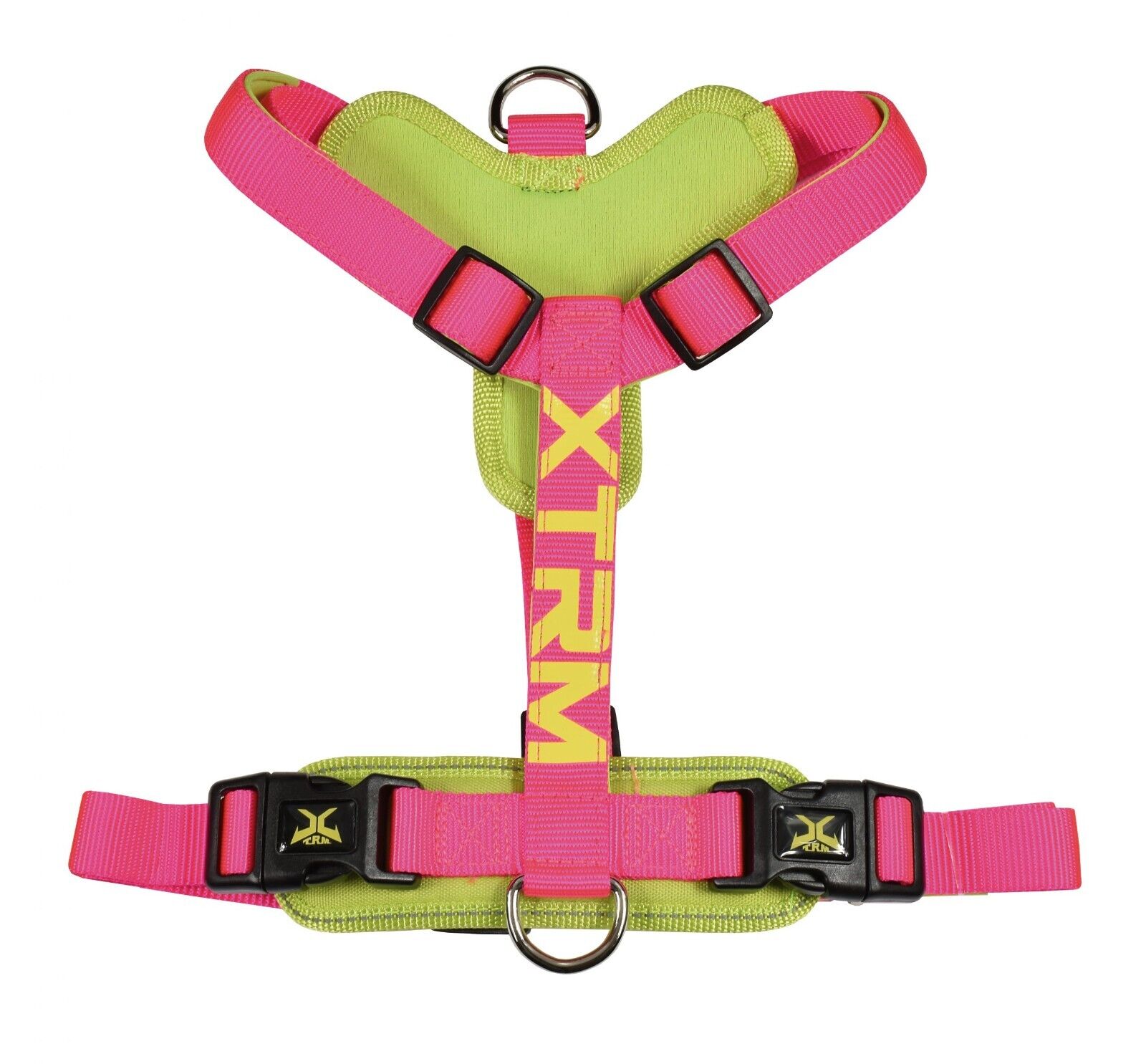 PETTORINA CANE X-TRM CRONOS NEON FLASH FUCSIA 25mm x 60-100cm