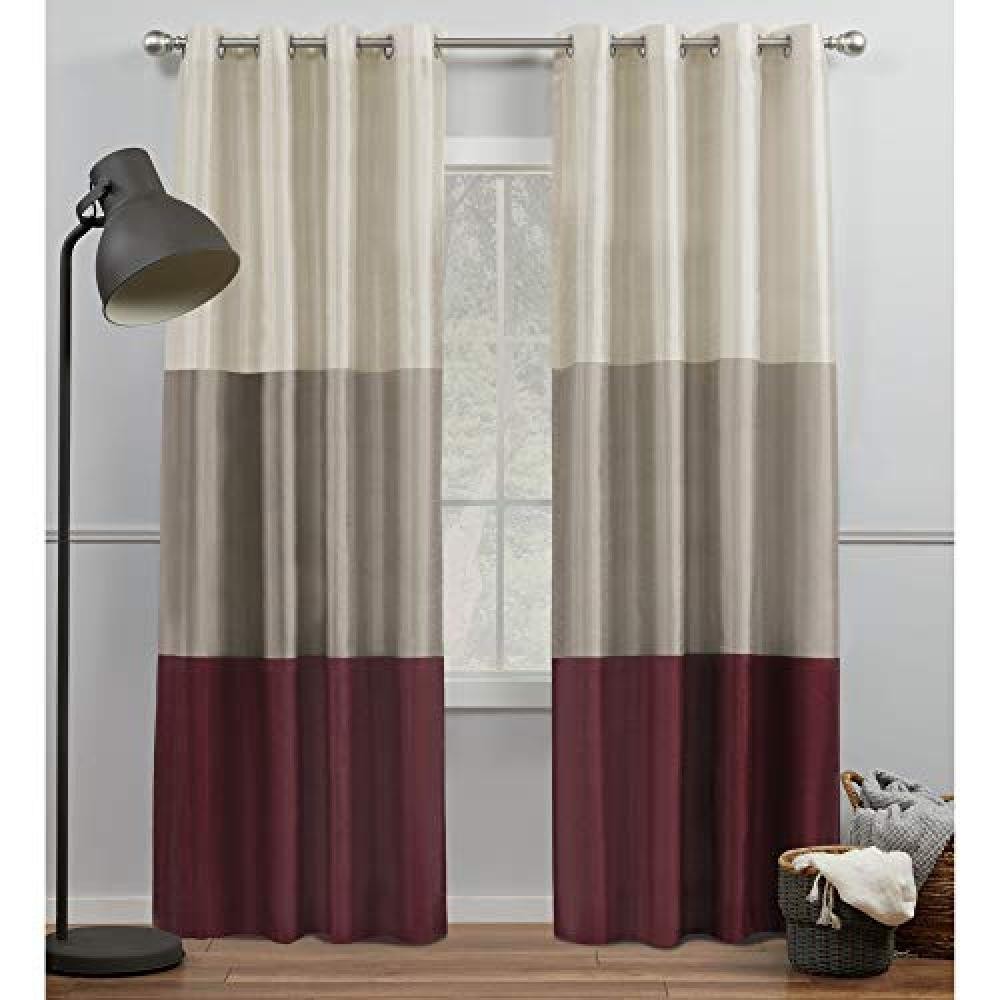 (TG. 54x96) Exclusive Home Curtains Chateau - Coppia di tende a pannello in fint