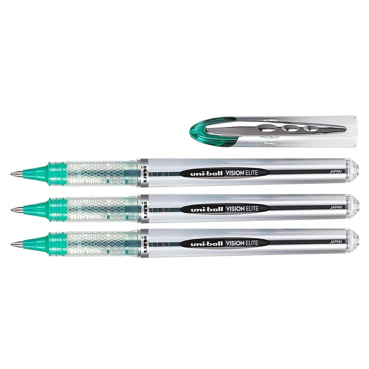 UNI-BALL Vision Elite UB200 - Set di 3 rulli a inchiostro liquido, punta (X8j)