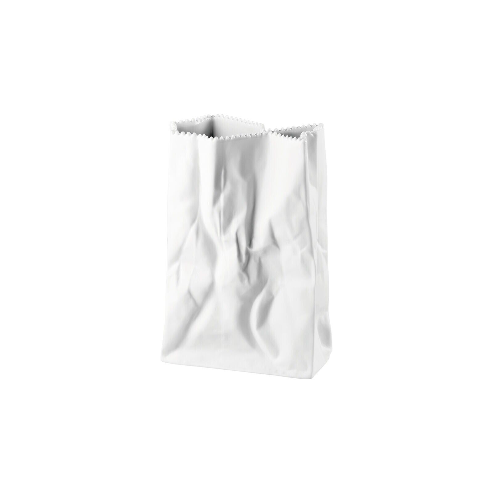 Rosenthal studio-line - Vaso Sacchetto 18cm Bianco Opaco Porcellana Rosenthal