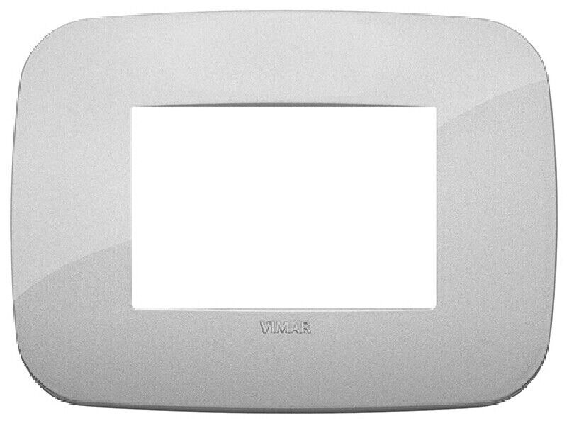 Vimar 19683.89 Arke - placca 3 moduli silver