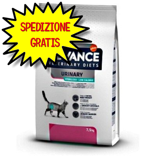 ADVANCE DIETA GATTO URINARY STERILIZED LOW CALORIE 7,5 KG OF