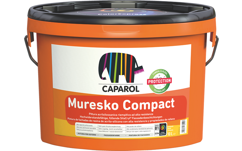 Muresko Compact Pittura Acrilsilossanica Base 1 lt.1 Caparol Cd.417851
