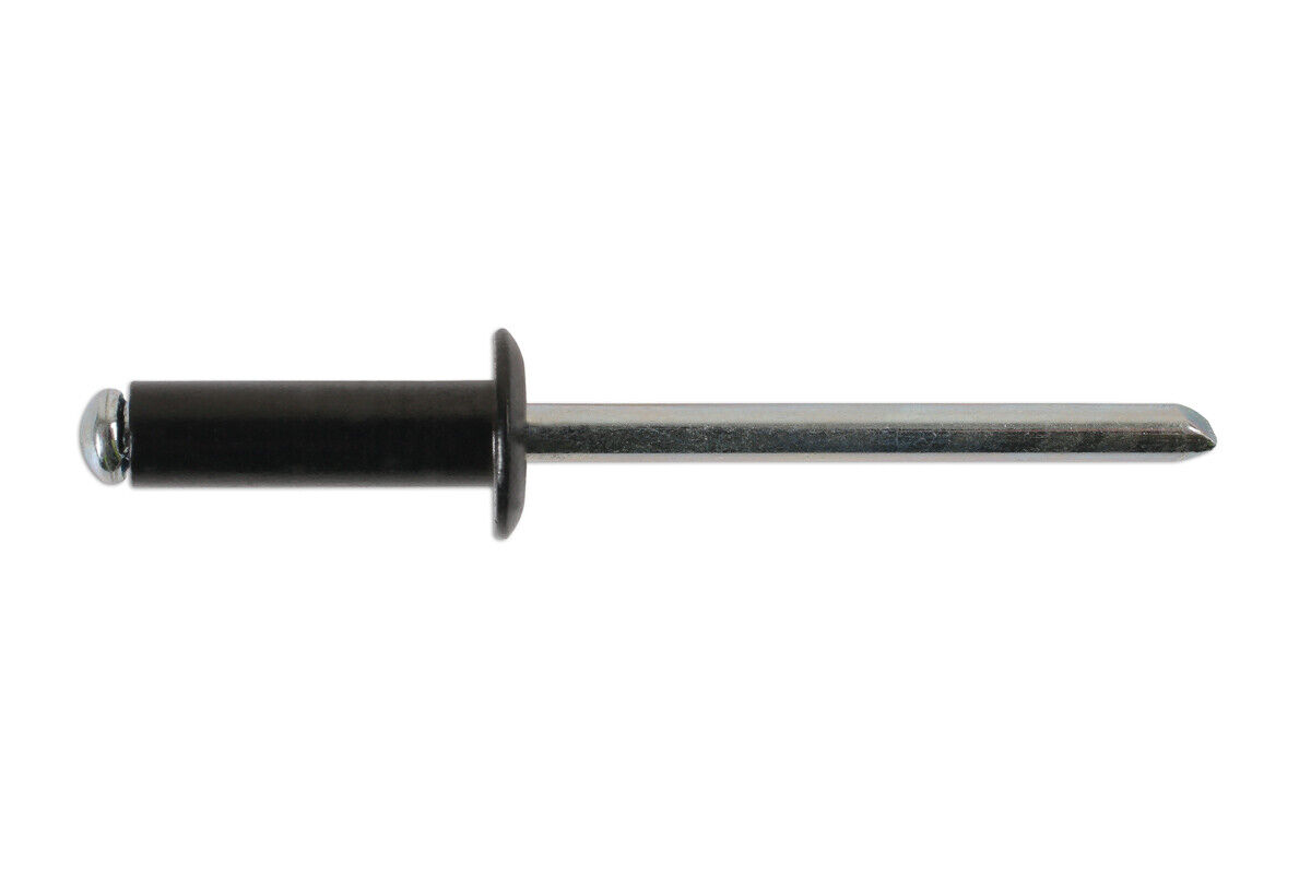 Connect Std Flangia Nero Rivetti 4.0mm x 10mm 100pc 32887