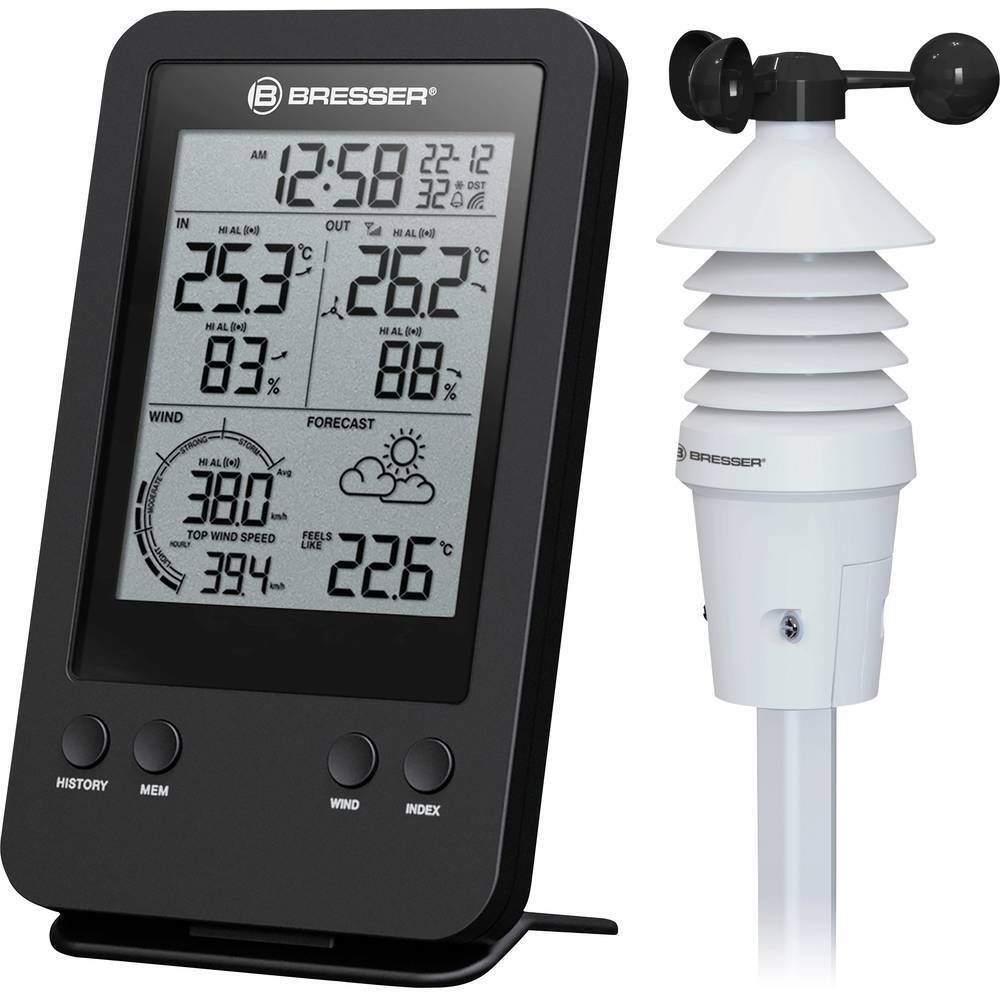 Bresser Optik Pro 3-in-1 7002531 Stazione meteo digitale senza fili Previsione