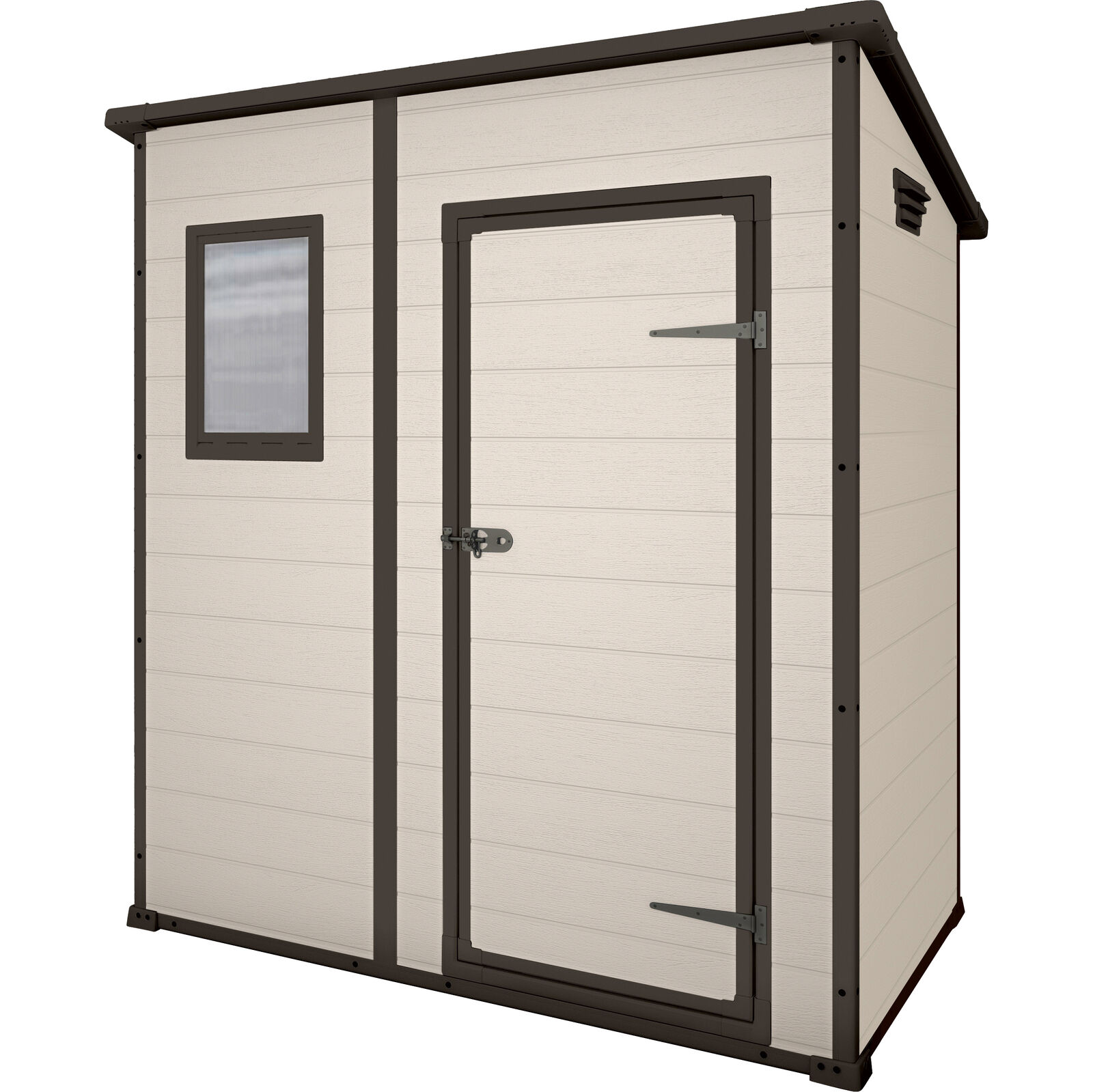 500038   Q.TA' 1 CASETTA KETER MANOR PENT EFF LEGNO BEIGE 183X111X200