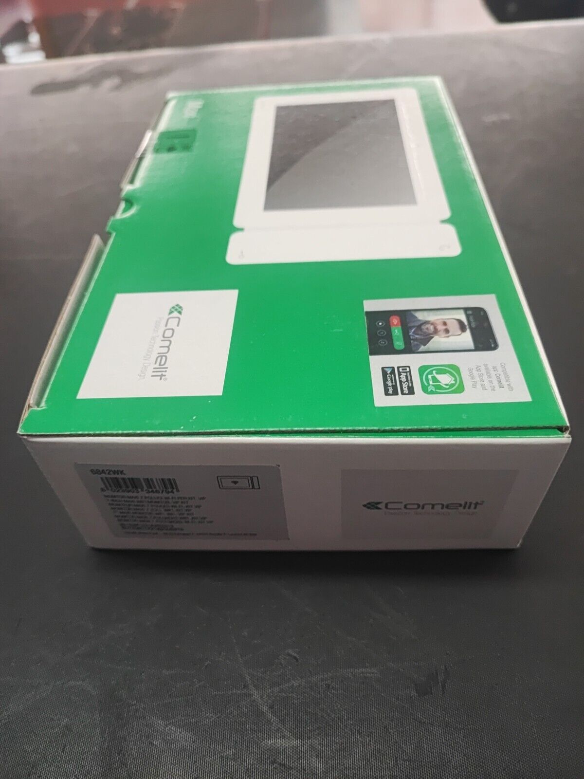 COMELIT 6842WK Monitor Maxi 7 Pollici Wi-Fi Bianco Kit Vip