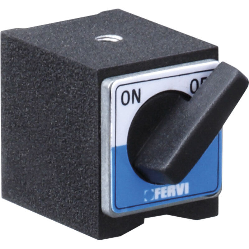 Base magnetica per supporto porta comparatore m5 x 0,8 Fervi b201/1