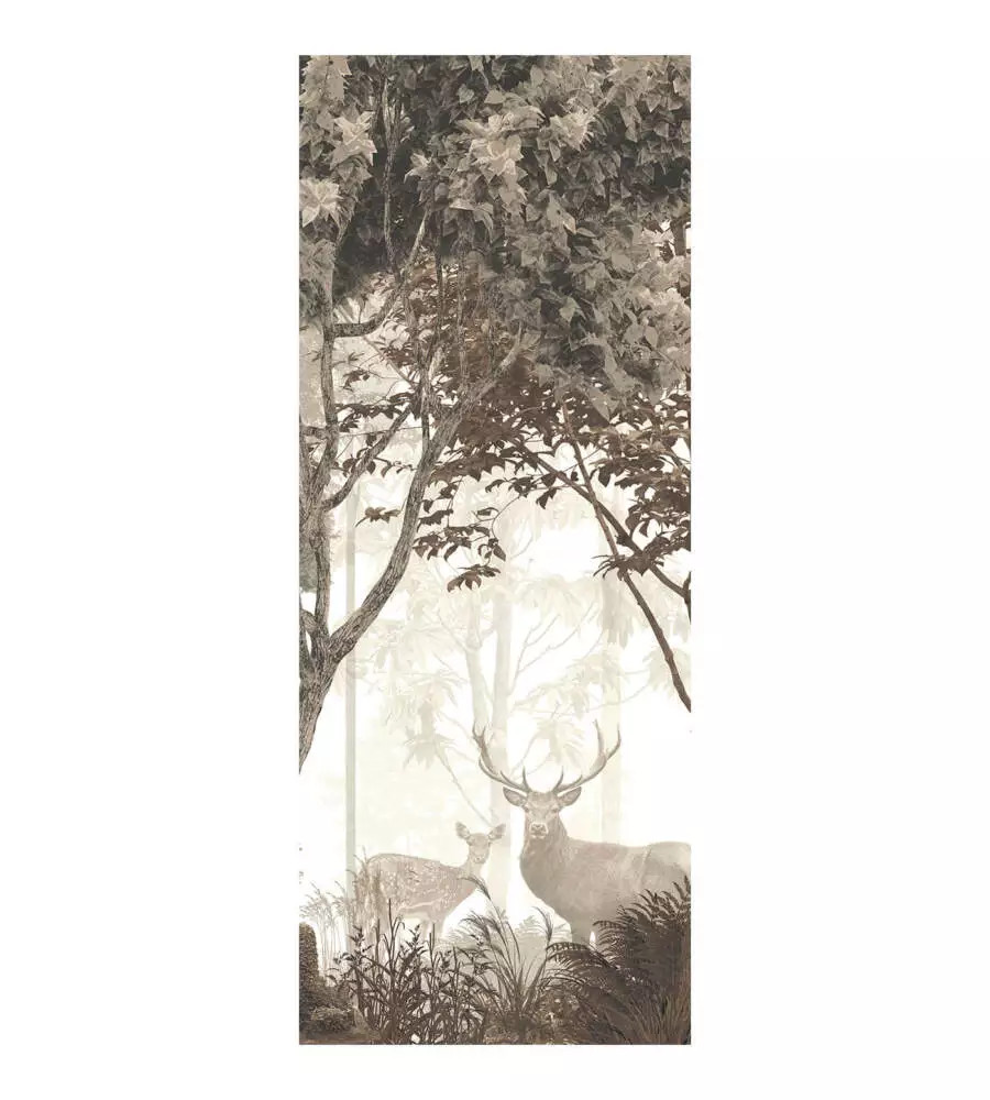 RIVESTIMENTO PER PORTA IN VINILE FANTASIA "SCANDINAVIAN FOREST", 210X83 CM