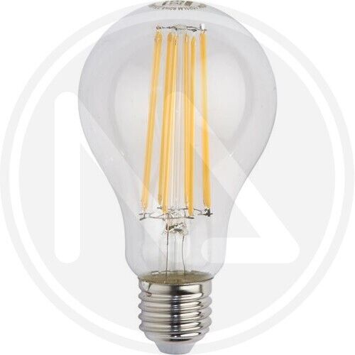 LAMPADINA LED GOCCIA TRASP.FIL E27  7W 806Lm 2700k LUCE CALDA - MAURER
