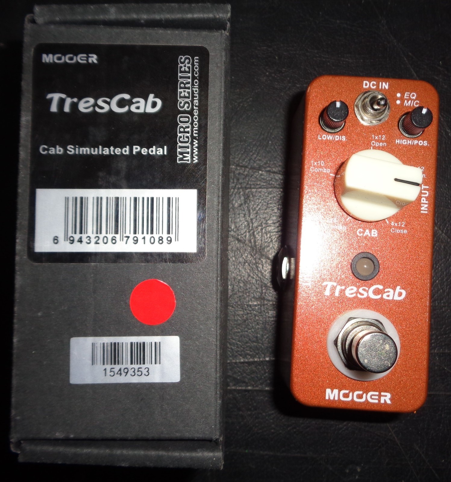 MOOER TRESCAB CAB SIMULATED PEDAL