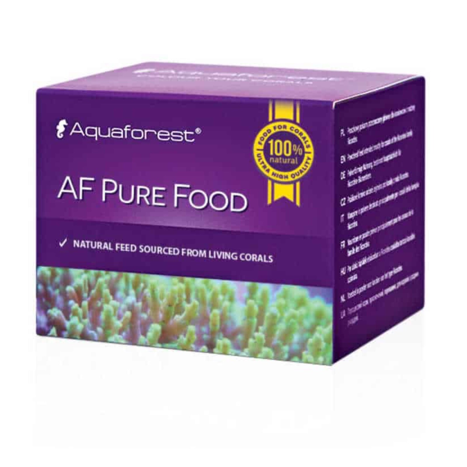 AQUAFOREST PURE FOOD 30 GR AIUTA LA CALCIFICAZIONE DEI CORALLI ACQUARIO MARINO