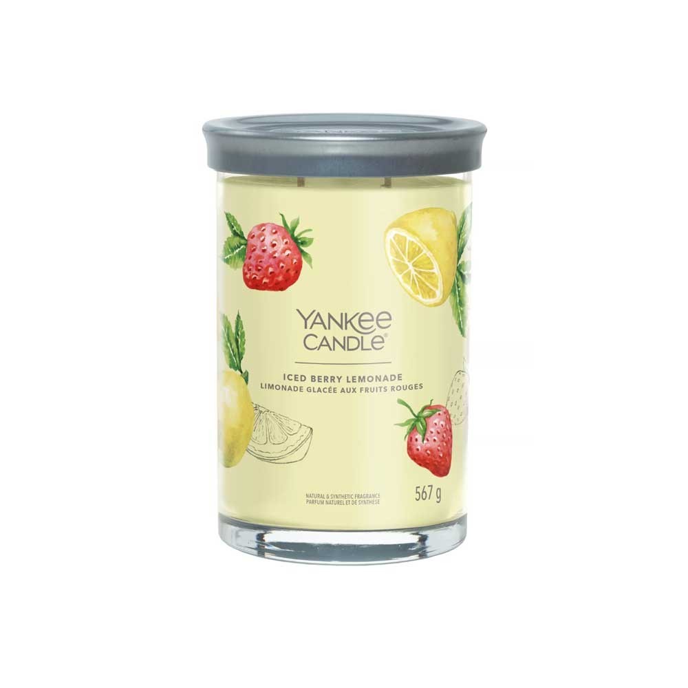 YANKEE CANDLE CANDELA TUMBLER GRANDE ICED BERRY LEMONADE
