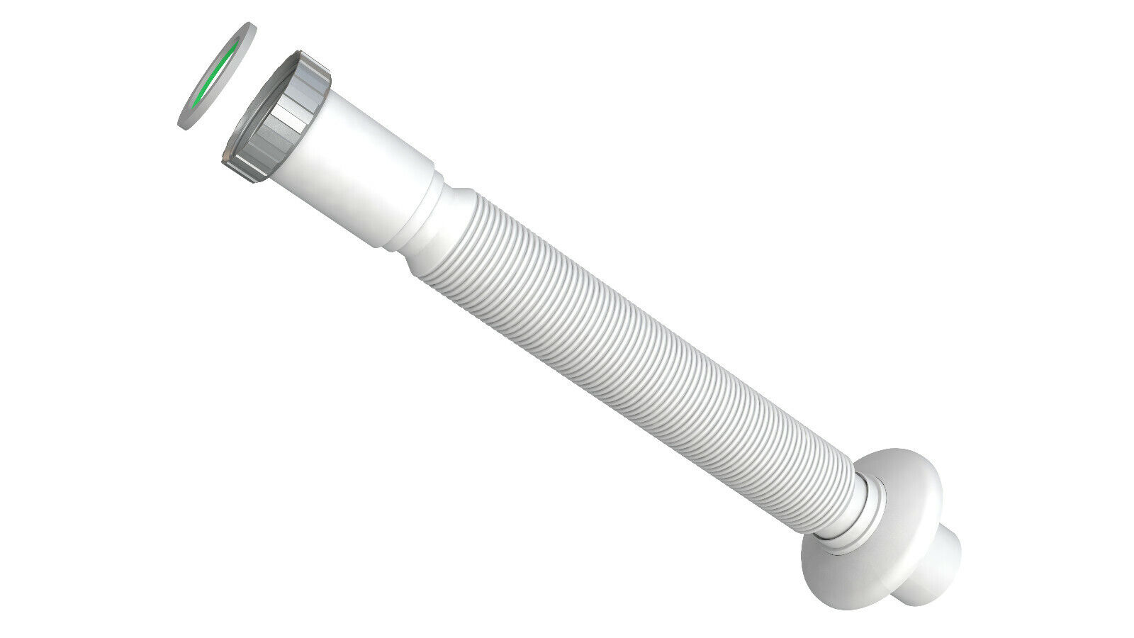 Tubo di scarico sifone acqua flessibile per lavandino bidet cucina da 1" pollice