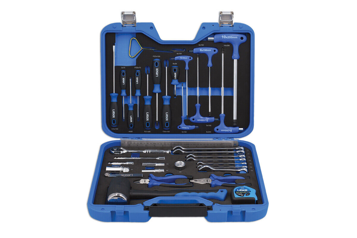 Laser Tools Corsa Kart Attrezzo Kit 36pc 8058
