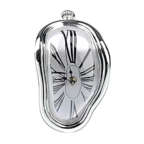 Creative Melting Clock,Carkio Wall Clock Decorative Salvador Dali Watch (y1r)