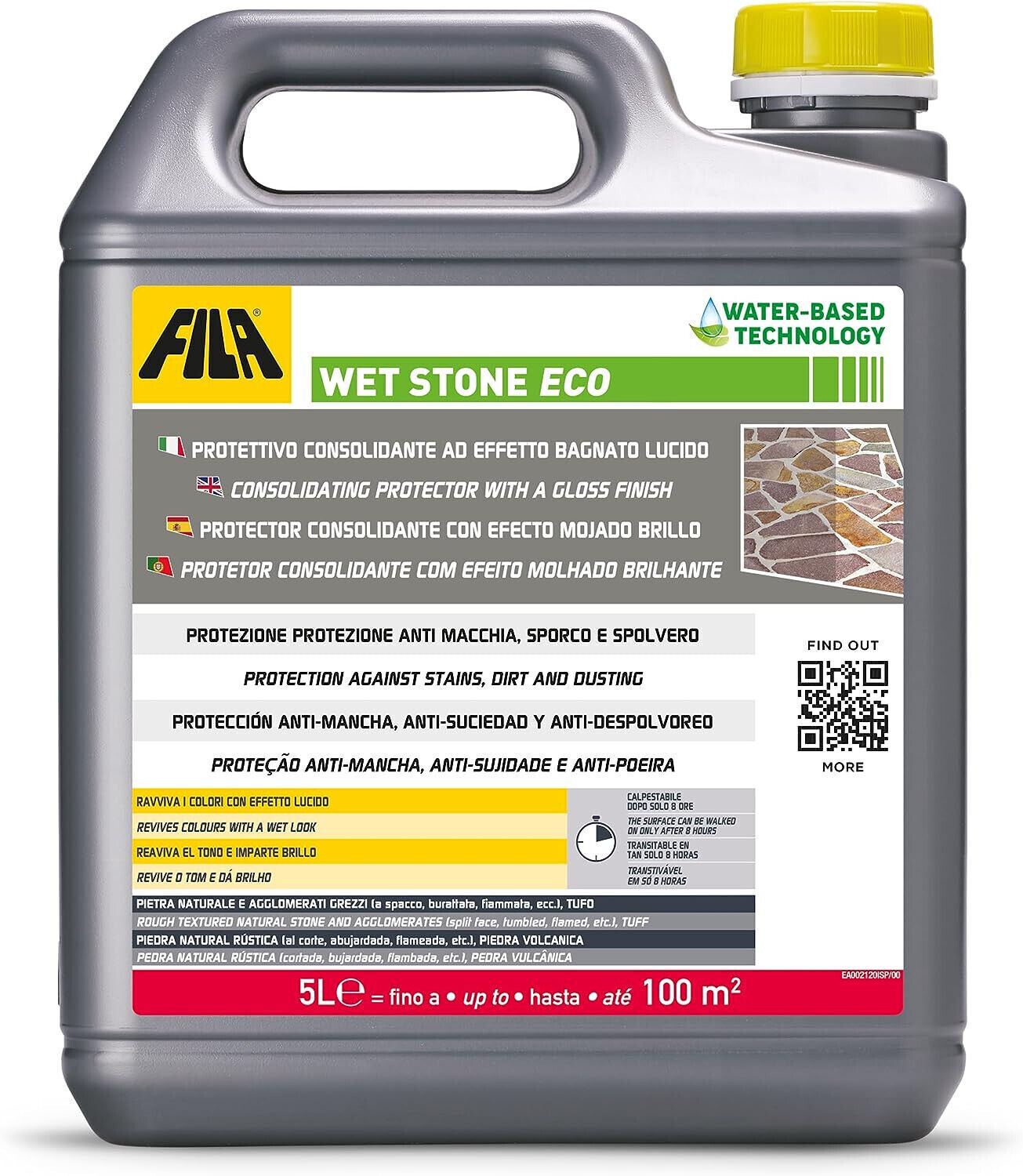 FILA WET STONE ECO Protettivo Pietra Naturale Tonalizzante ad Effetto Bagnato -