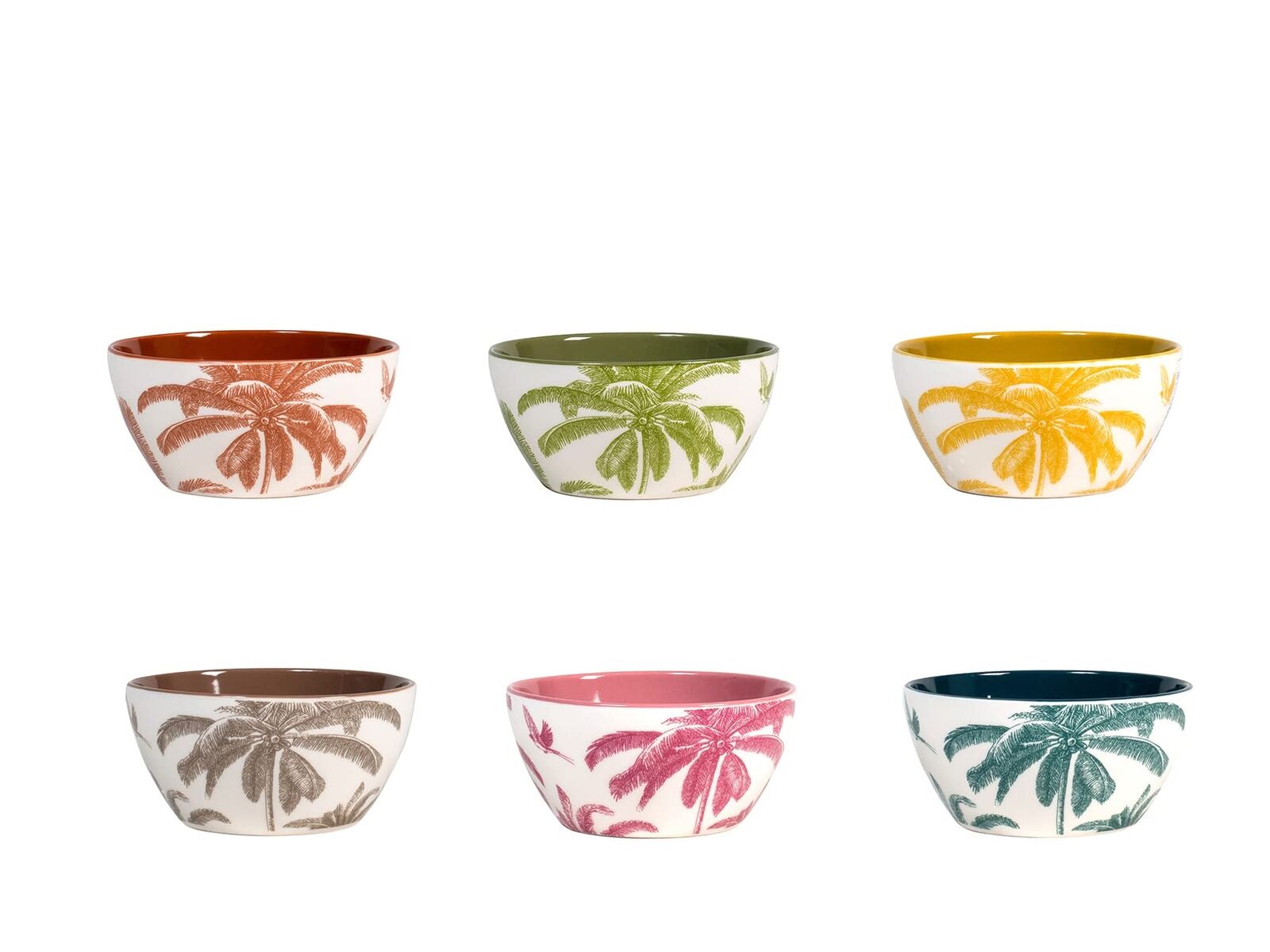 H&H Indian Summer Set 6 Bolo, New Bone China, cc490