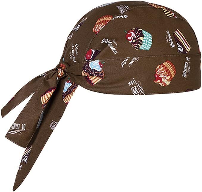 EGOCHEF - Bandana Cuoco Fantasia - 100% cotone Fantasia (SWEETS)