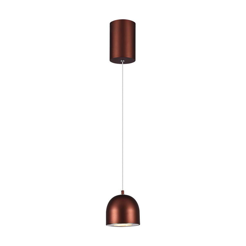 8.5w Led Hanging Lamp F100 Brown Body 3000k