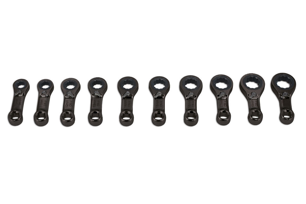 Set Di Adattatori Per Coppia Di Serraggio A Ratch 3/8"D 10 Pezzi 8985