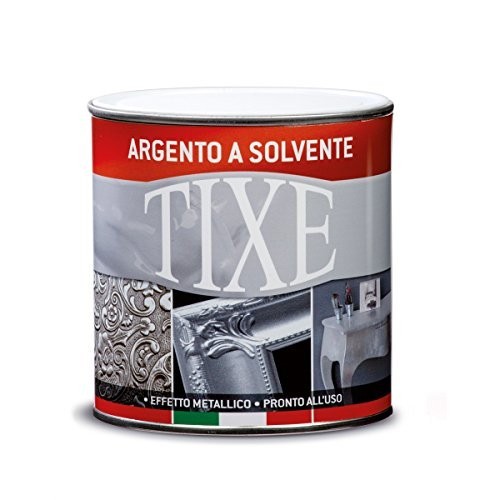 Vernice solvente Argento per interni ml.500 Tixe Cod.103.500