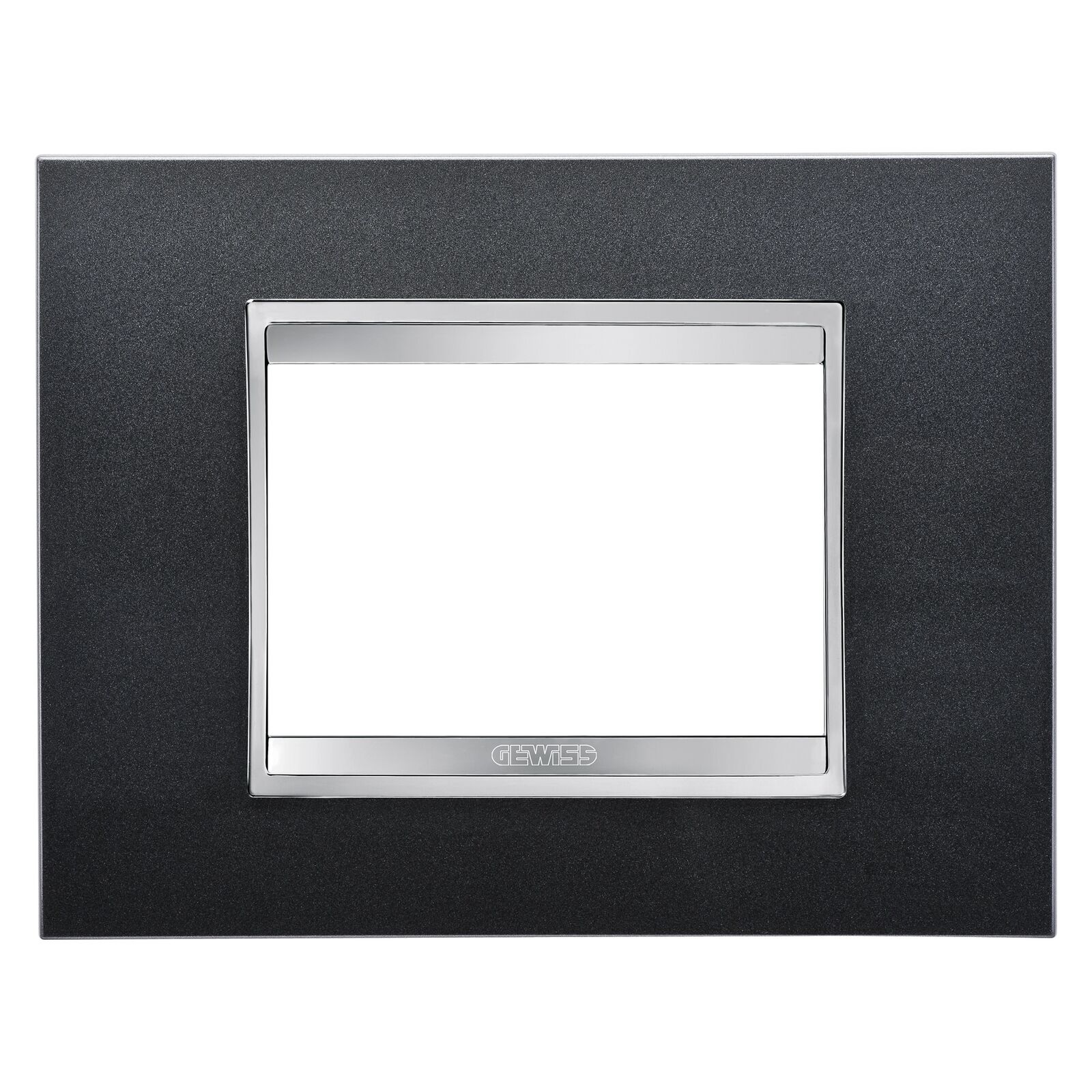 Gewiss GW16203VA Chorus - placca 3 moduli ardesia