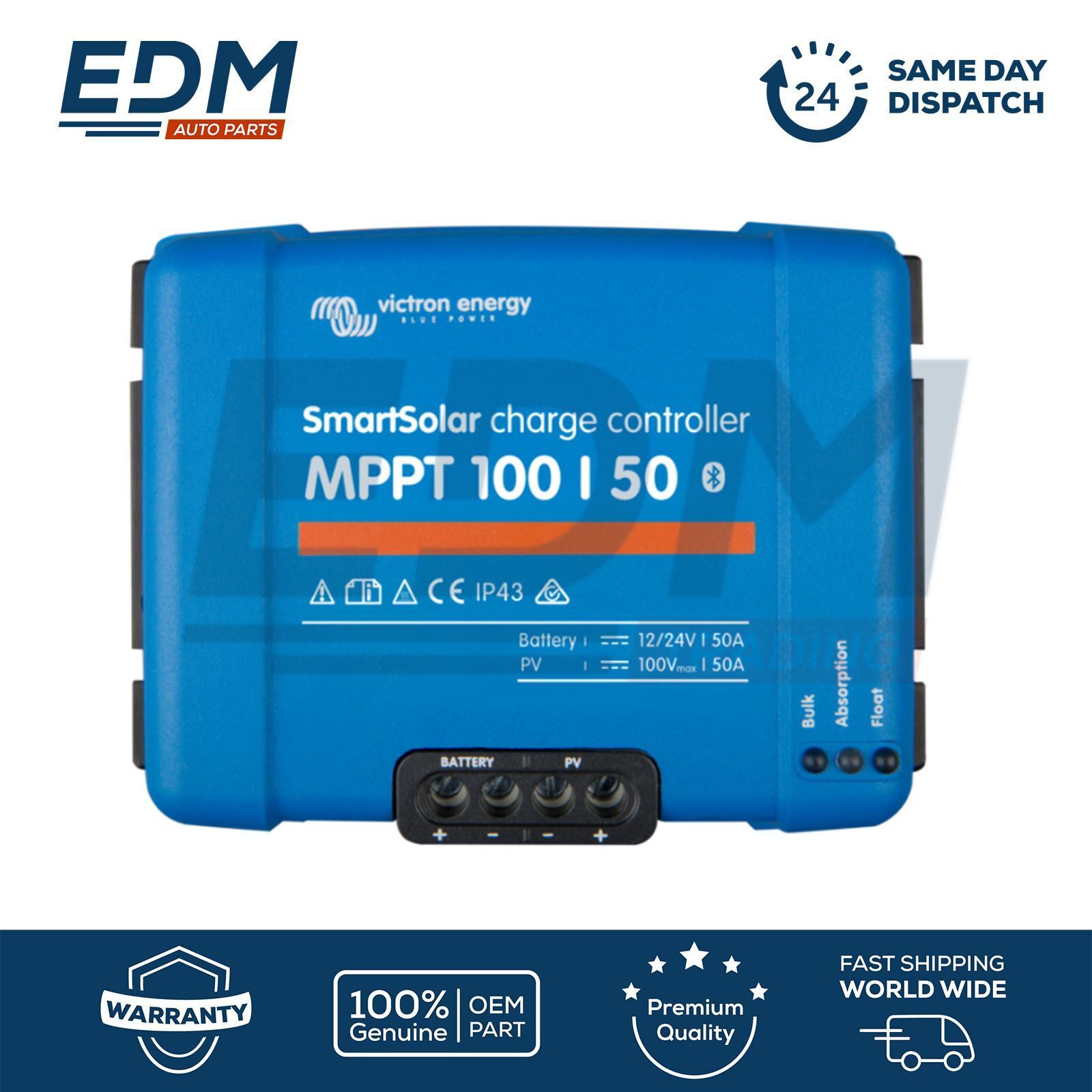 Victron Energy Smart Solare Mppt 100 50 50A Charge Controller Wireless Bluetooth