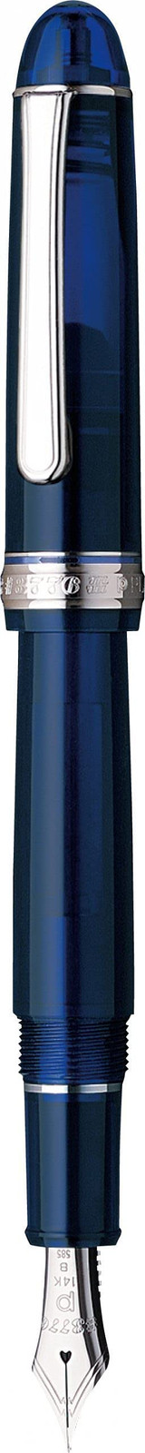 PLATINUM Century #3776 - Penna stilografica giapponese in rodio Chartres (W3v)