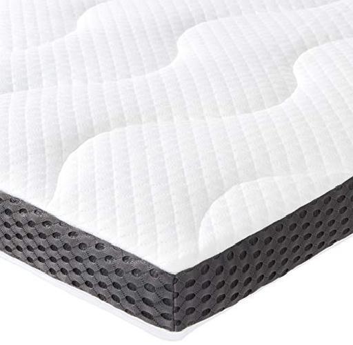 Amazon Basics - Coprimaterasso in gel e schiuma, spessore 7 cm, 100 x 200 cm
