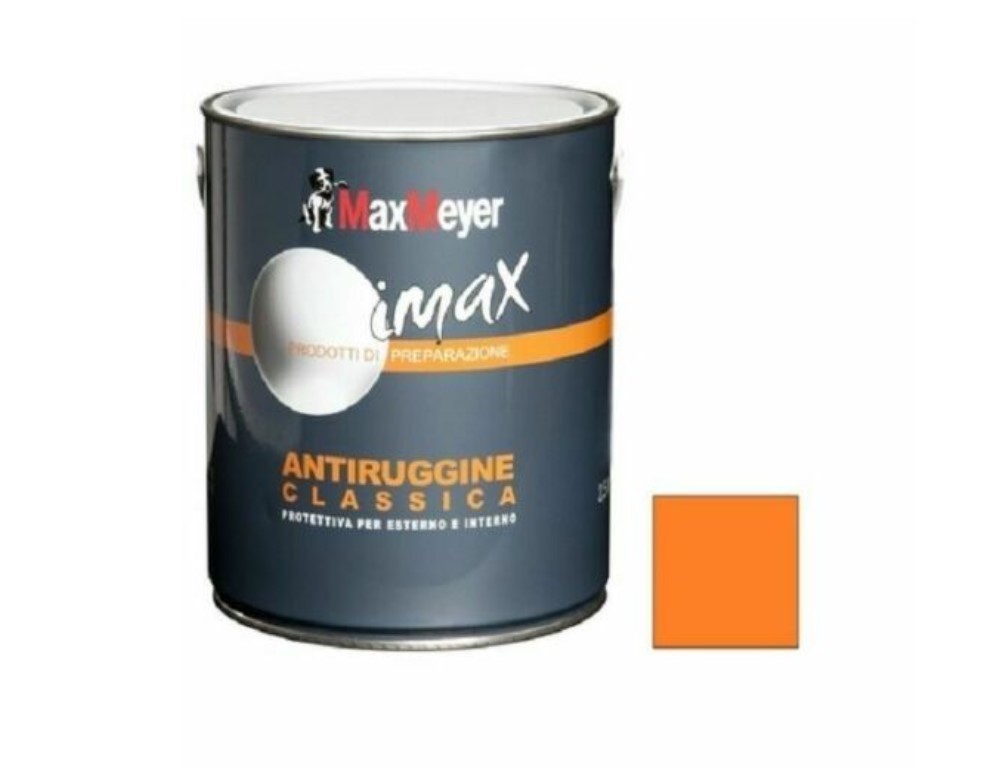 MAX MEYER - ANTIRUGGINE CLASSICO ARANCIONE LT 0,500