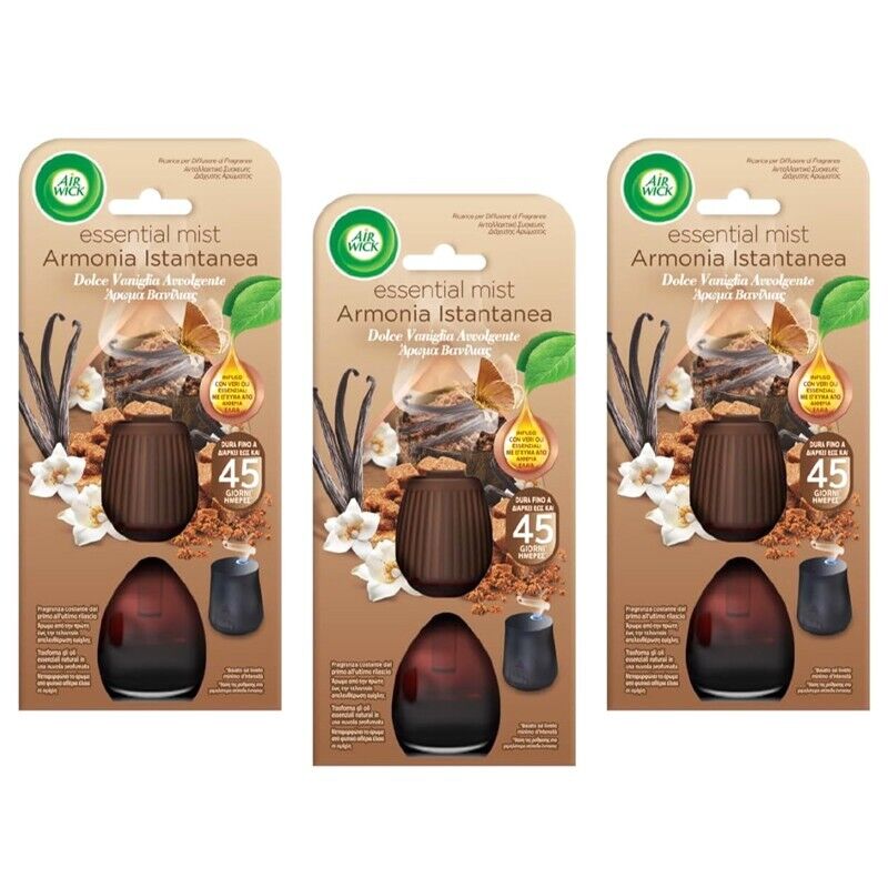 3pz AIR WICK ARMONIA ISTANTANEA RICARICA Diffusore – Dolce vaniglia 20ml