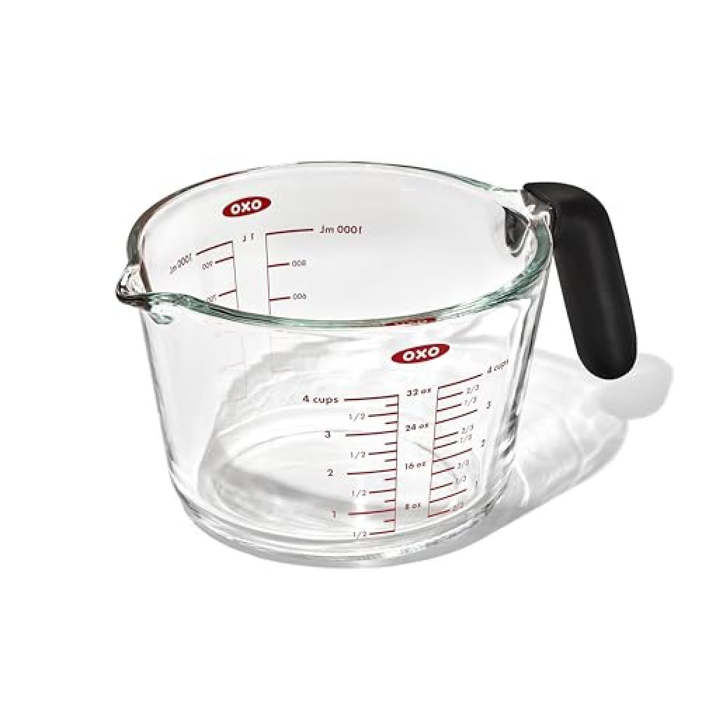 (TG. 1L) OXO GG 1L Glass Measuring UK (4 Cup) - NUOVO