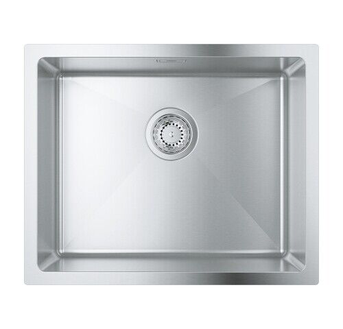 Lavello Cucina 1 Vasca Sottotop 55 cm Inox Spazzolato 31574SD1 K700U 60-S GROHE