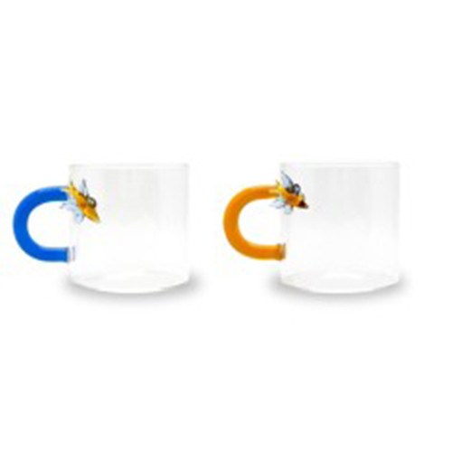 WD LIFESTYLE 2 TAZZE CAFFE' BOROSILICATO Farfalla WD717FAR
