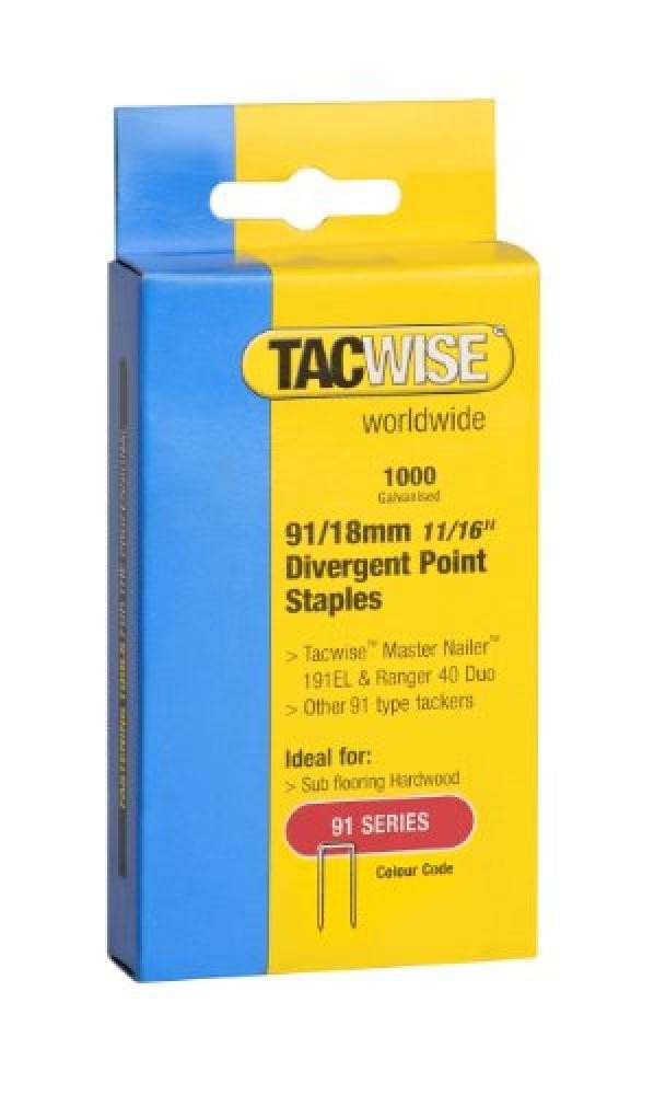 Tacwise 0287 Punti 91 Compatibile con 191EL, Duo 35 e Duo 50 - NUOVO