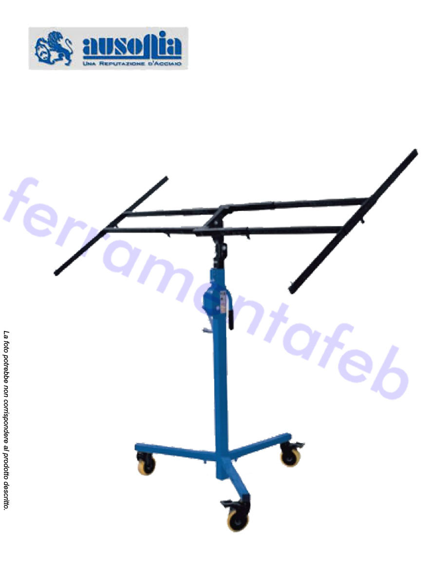 ALZALASTRE MECCANICO CRICCHETTO SOLLEVA 68KG PANNELLI CARTONGESSO AUSONIA H4 MT