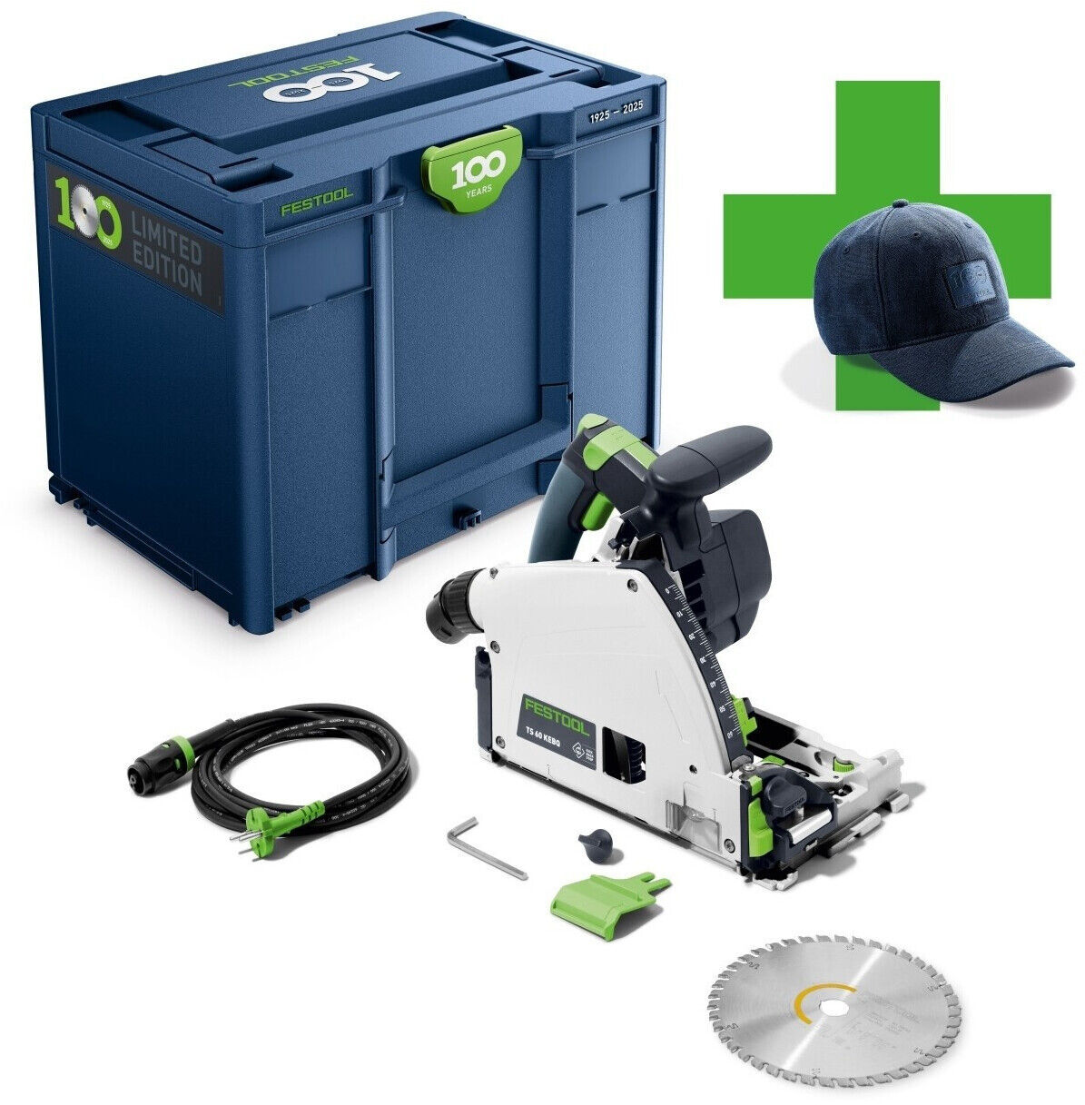 Festool sega ad affondamento TS 60 KEBQ-Plus 100Y Limited Edition 578214