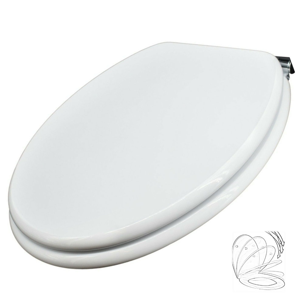Schläfer | Copriwater Soft Close Universale Chiusura Ammortizzata Sedile Wc