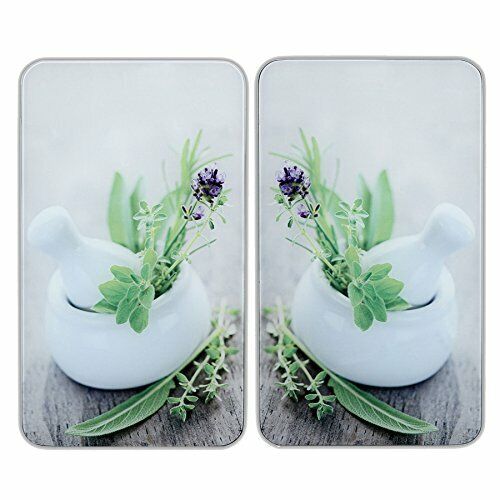 Wenko Coprifornelli Universal Herb Garden, Set 2 Pezzi per Tutti i Tipi di Piani