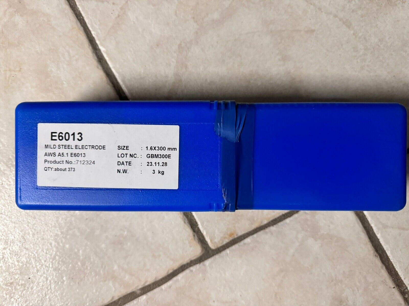 Elettrodi per saldatura acciaio D. 1,6 x 300 3 Kg E6013 MILD STEEL 804564