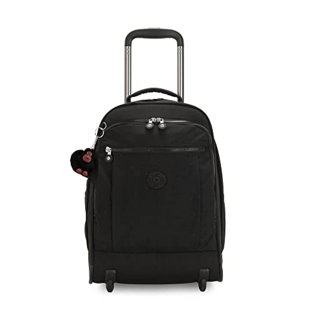 (TG. 8.25"L x 17.25"H x 12.25"D) Kipling Zaino da donna Gaze Large Rolling, Nero