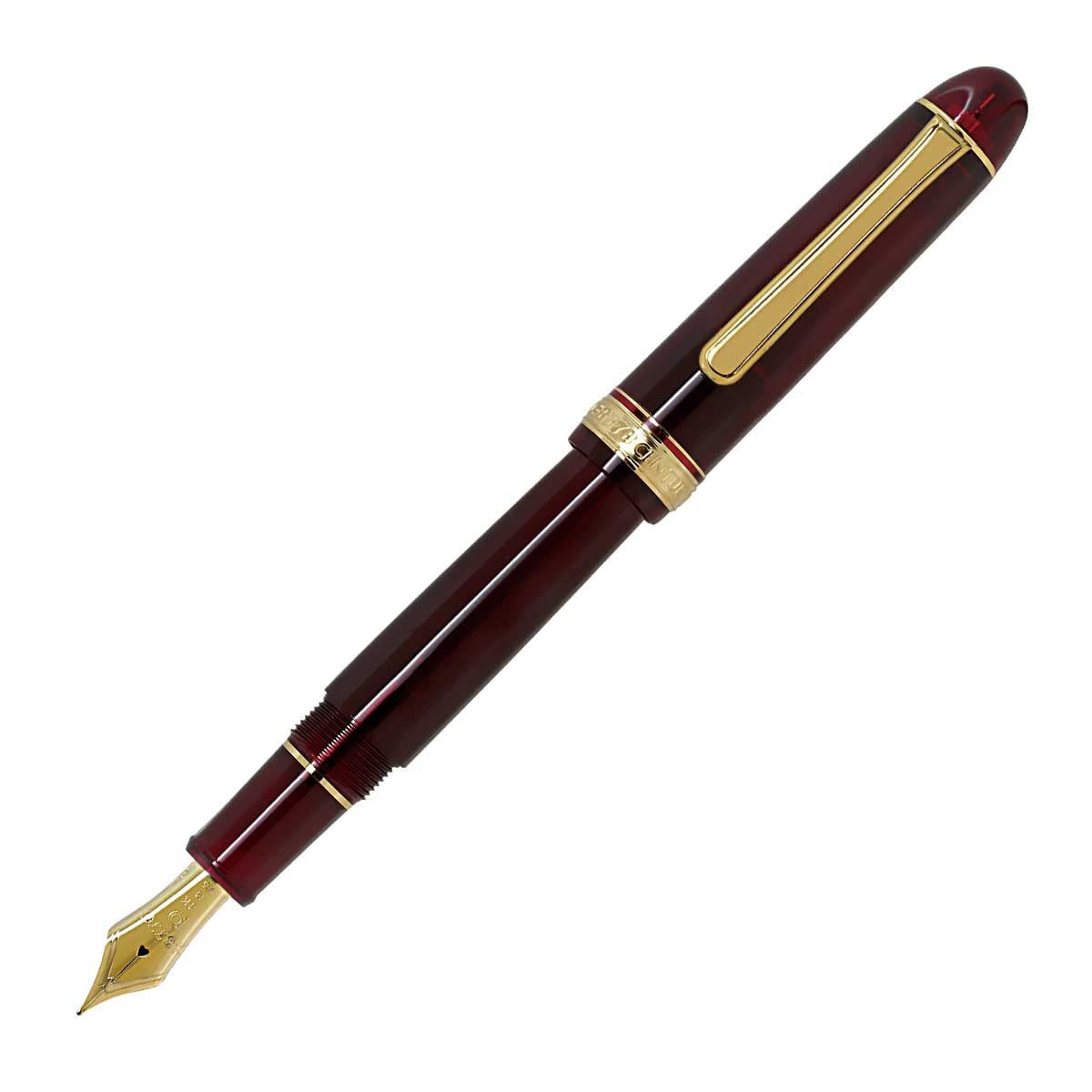 PLATINUM Penna stilografica giapponese #3776 Century Gold Trim Bourgogne (l2C)