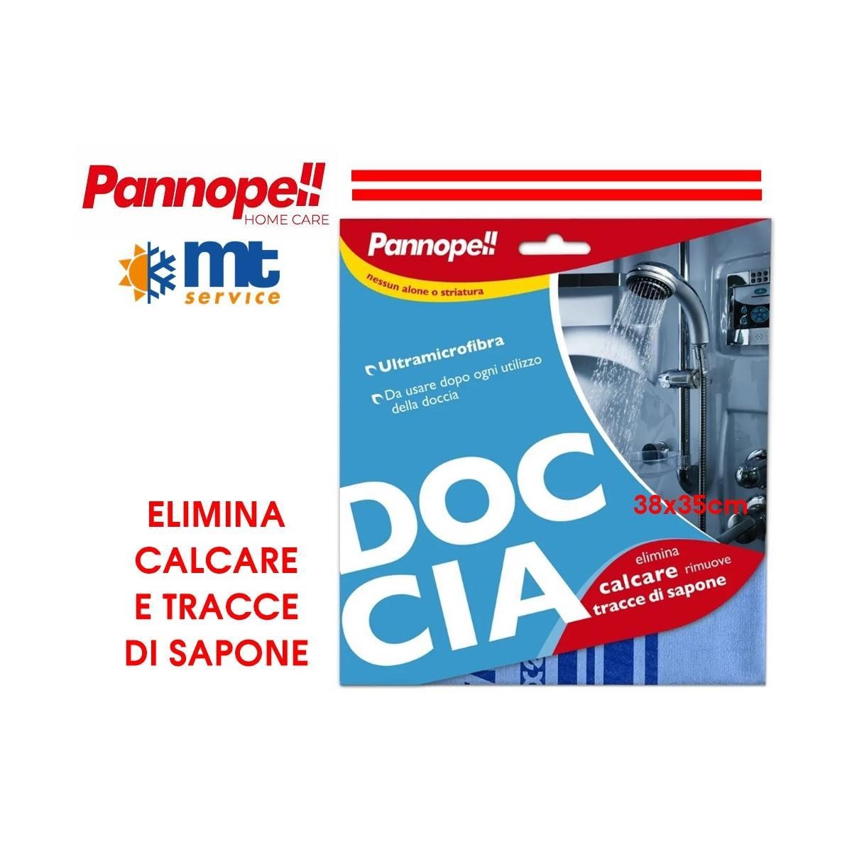 PANNO DOCCIA ULTRA MICROFIBRA - Rimuove Calcare e Residui di Sapone - 38x35cm