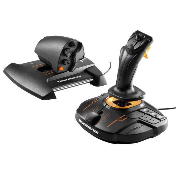 Thrustmaster T-16000M FCS Hotas Nero, Arancione USB Joystick Analogico/Digitale