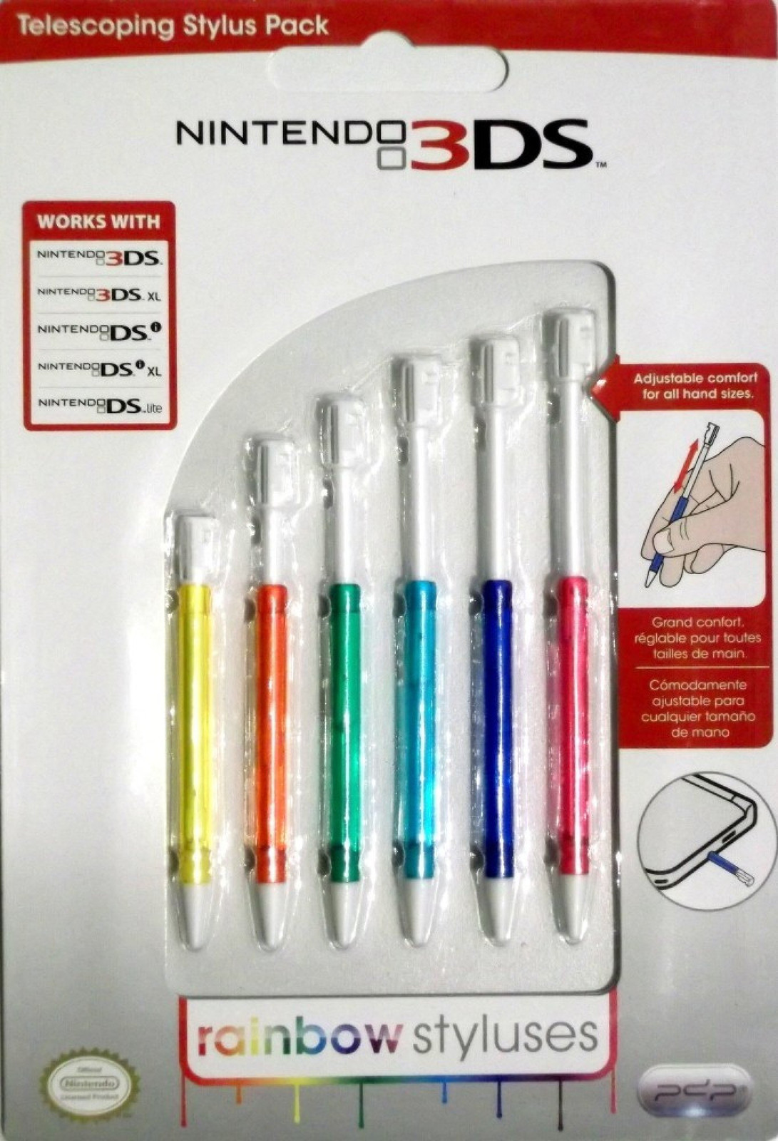 Nintendo rainbow styluses telescopiche - 3DS