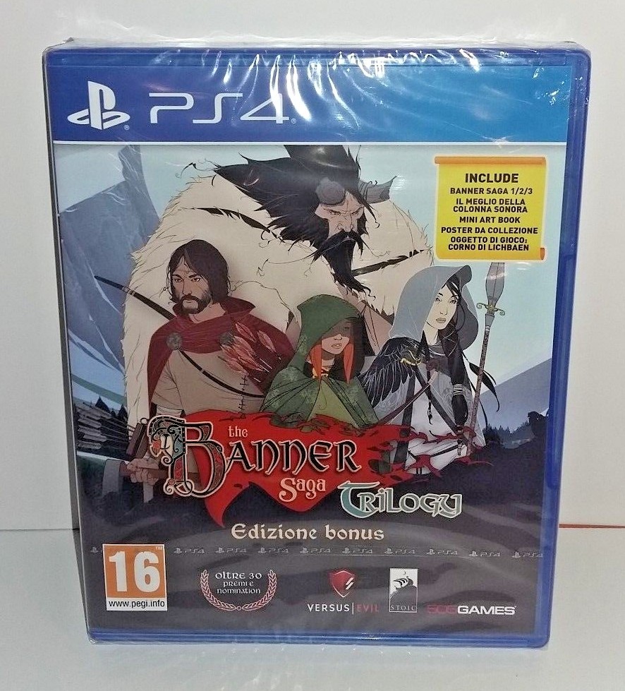 The Banner Saga Trilogy - Edizione Bonus PS4 NUOVO ITA