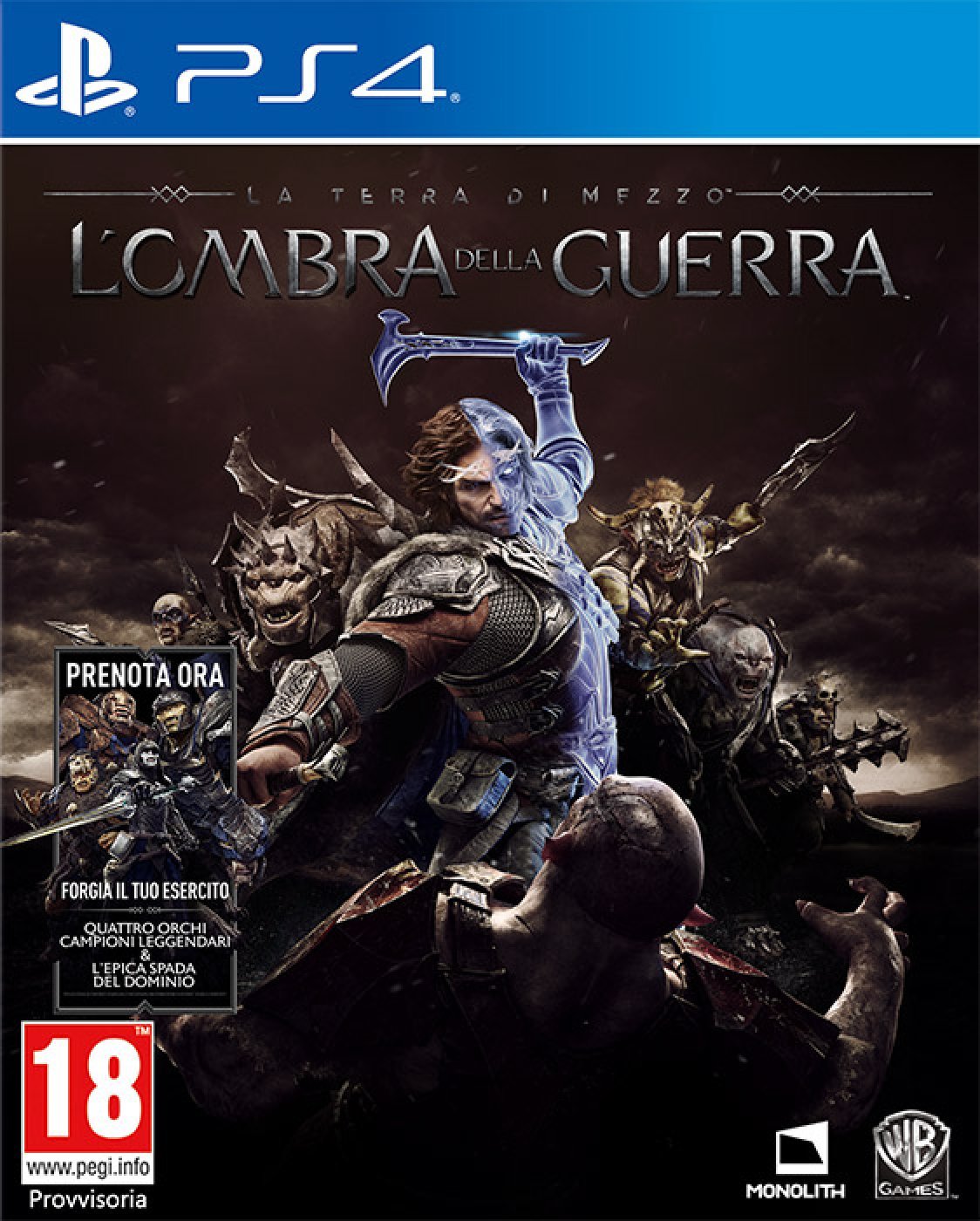 La Terra di Mezzo Ombra della Guerra D1 PS4 - LNS