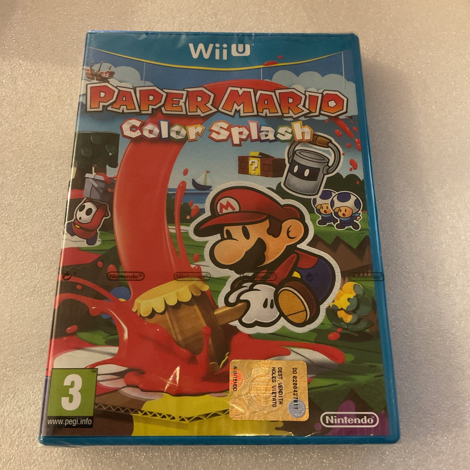 Paper Mario Color Splash, Wiiu Nuovo Italiano In Offerta