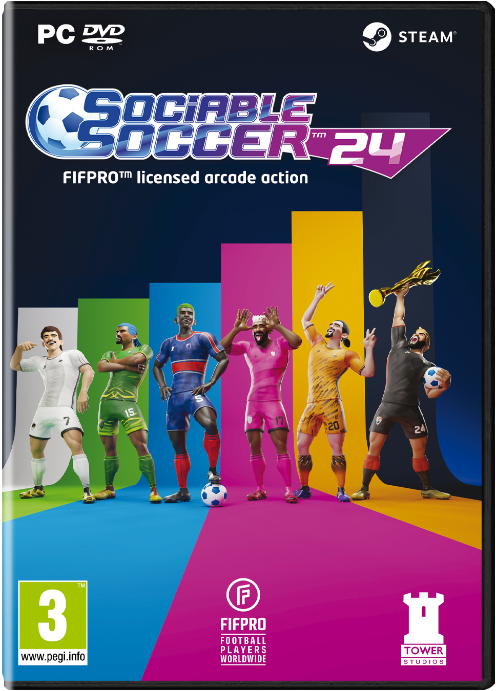 Sociable Soccer 24 Juego para PC, Ordenador, Portatil